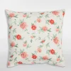 Poszewka w kwiatki różowe FIONA 45x45 cm
