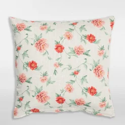 Poszewka w kwiatki różowe FIONA 45x45 cm