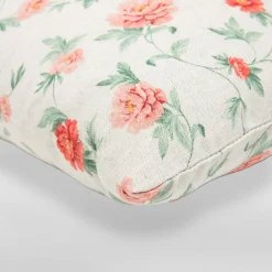 Poszewka w kwiatki różowe FIONA 45x45 cm