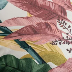 Poszewka w liście beżowa MADERA 45x45 cm