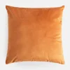 Poszewka w liście pomarańczowa ADRIEN 45x45 cm