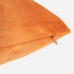 Poszewka w liście pomarańczowa ADRIEN 45x45 cm