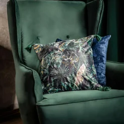 Poszewka w liście z chwostami MONSTERA 45x45 cm