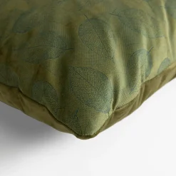 Poszewka w liście zielona AURIR 45x45 cm