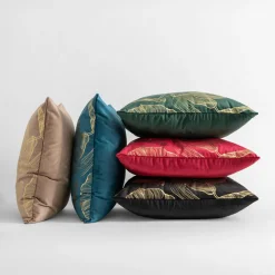 Poszewka w monstery ciemnozielona AMBRO 45x45 cm