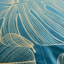 Poszewka w monstery turkusowa AMBRO 45x45 cm