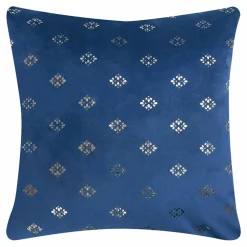 Poszewka w stylu glamour niebieska SUSA 45x45 cm
