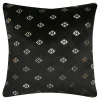 Poszewka w stylu glamour czarna SUSA 45x45 cm