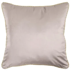 Poszewka welurowa beżowa LILLE 45x45 cm