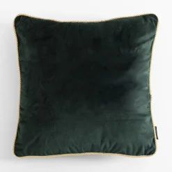 Poszewka welurowa ciemnozielona LILLE 60x60 cm