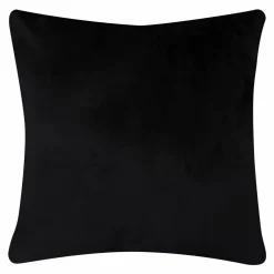 Poszewka welurowa czarna SIENNA 45x45 cm