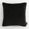 Poszewka welurowa czarna LILLE 60x60 cm