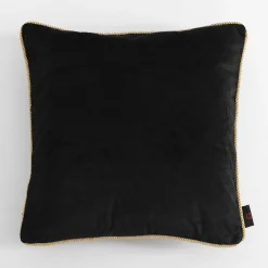 Poszewka welurowa czarna LILLE 60x60 cm