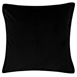 Poszewka welurowa czarna RUNO 45x45 cm