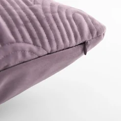 Poszewka welurowa geometryczna fioletowa JONES 45x45 cm