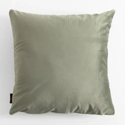 Poszewka welurowa geometryczna zielona JONES 45x45 cm