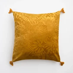 Poszewka welwetowa musztardowa ADRIA 45x45 cm