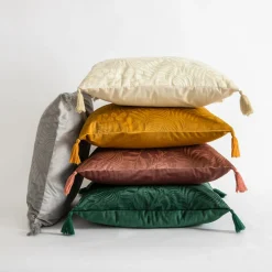 Poszewka welwetowa zielona ADRIA 45x45 cm