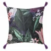 Poszewka z motywem roślinnym MISTERO 45x45 cm