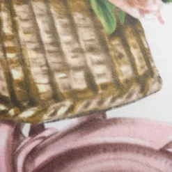 Poszewka z rowerem różowa SUZI 45x45 cm