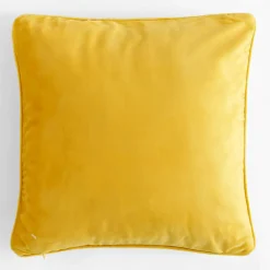 Poszewka z rowerem żółta SUZI 45x45 cm