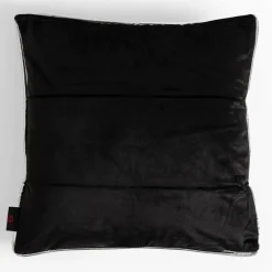 Poszewka ze słoniem czarna DAIRA 45x45 cm