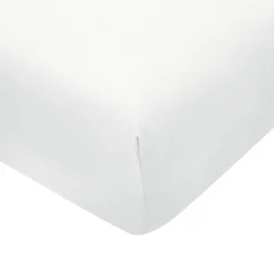 Prześcieradło JERSEY z gumką białe 60x120 cm