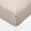 Prześcieradło kakao JERSEY z gumką 90x200 cm