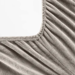 Prześcieradło polarowe beżowe FLANO 160x200 cm