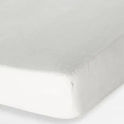 Prześcieradło polarowe kremowe FLANO 160x200 cm