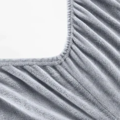 Prześcieradło polarowe srebrny FLANO 140x200 cm