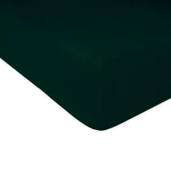 Prześcieradło z gumką butelkowa zieleń FROTTE 220x200 cm