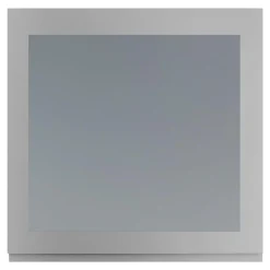 Przeszklony front drzwi PIANO 60x59,6 szary mat