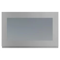 Przeszklony front drzwi PIANO 60x38,1 szary mat