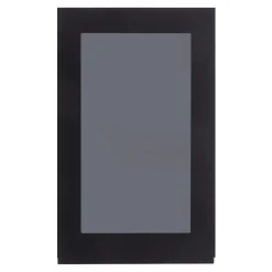 Przeszklony front drzwi PIANO PLUS 60x98 czarny mat