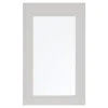 Przeszklony front PIANTA 60x98 szary, wysoki połysk