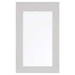 Przeszklony front PIANTA 60x98 szary, wysoki połysk