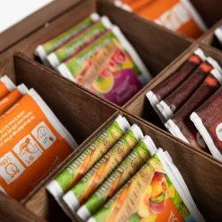 Pudełko drewniane na herbatę 6-przegródek