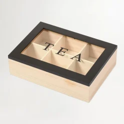 Pudełko na herbatę drewniane
