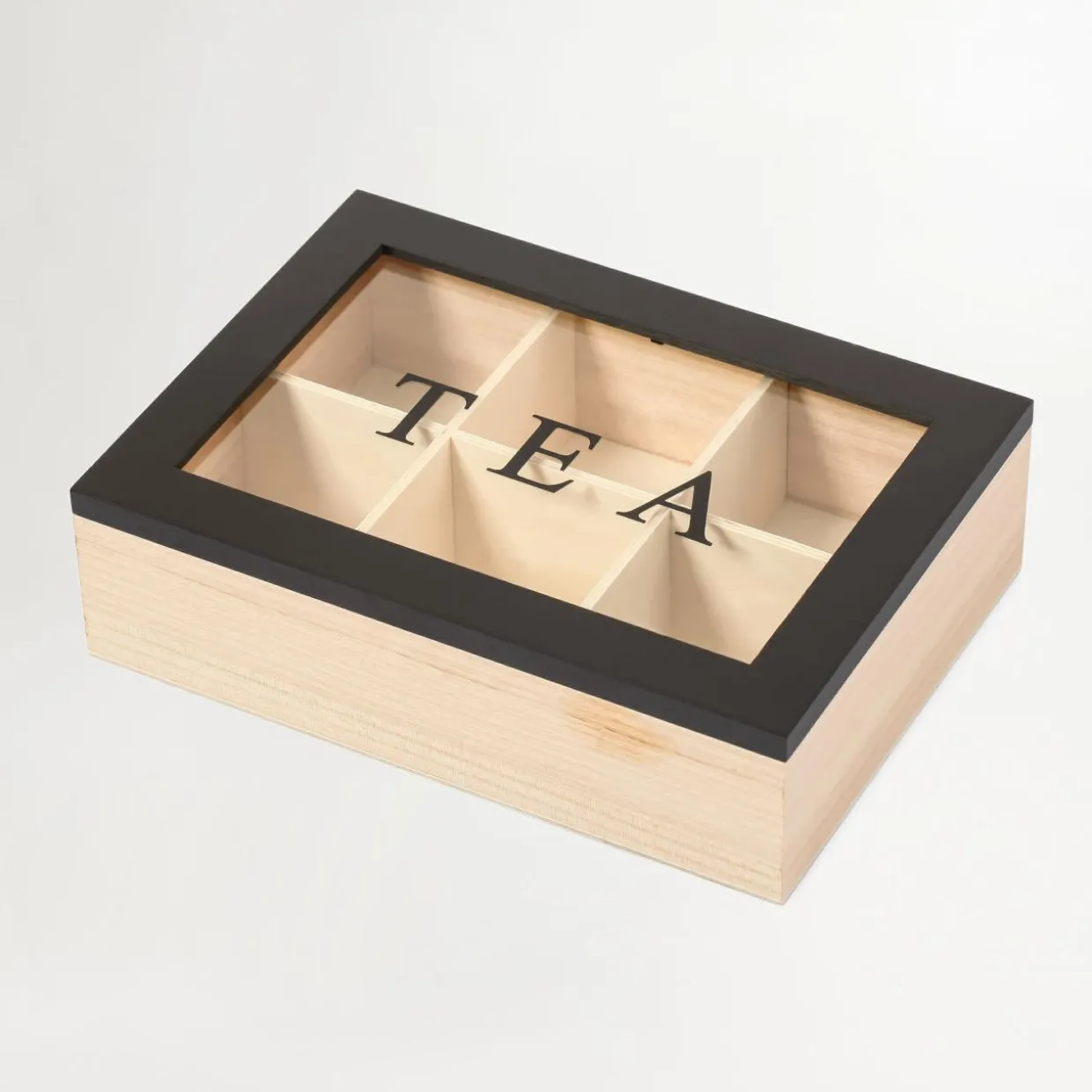 Pudełko na herbatę drewniane