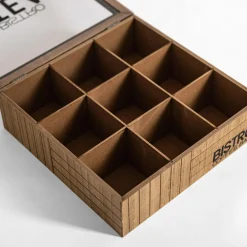 Pudełko na herbatę z 9 przegródkami BISTRO