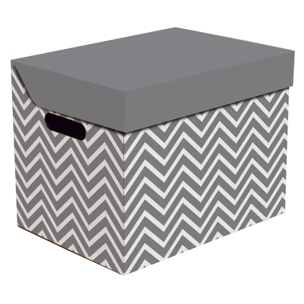 Pudełko ozdobne tekturowe z pokrywką ONE ZYGZAK