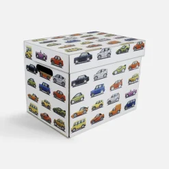 Pudełko tekturowe z pokrywką AUTA