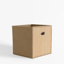 Pudło do przechowywania składane brązowe 28x28x28 cm