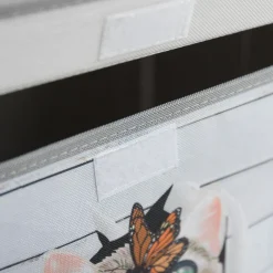 Pudło do przechowywania szare 27x20x16 cm