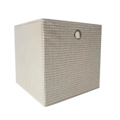 Pudło składane do przechowywania beżowe 30x30x30 cm