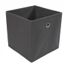 Pudło składane do przechowywania szare 30x30x30 cm