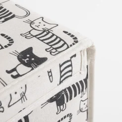 Pudło z pokrywą składane w koty 28x28x28 cm