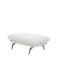 Puf biały MANDELLO PLUS