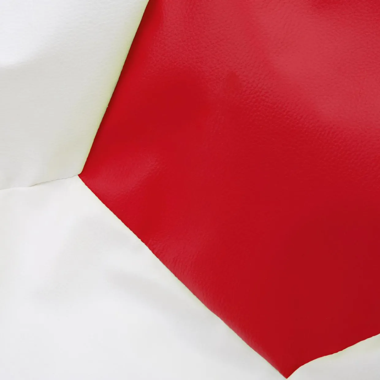 Puf piłka biało-czerwony SPORT L